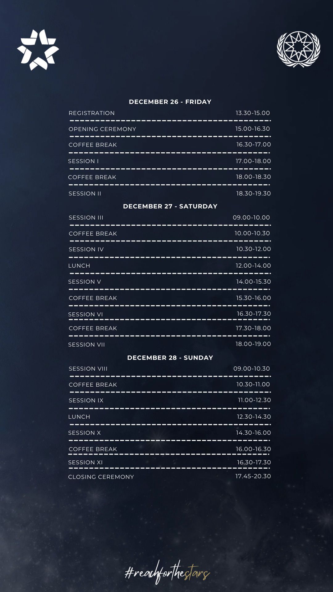 YTUMUN 2025 Conference Schedule